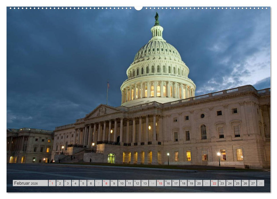 Washington D.C. (CALVENDO Premium Wandkalender 2026)