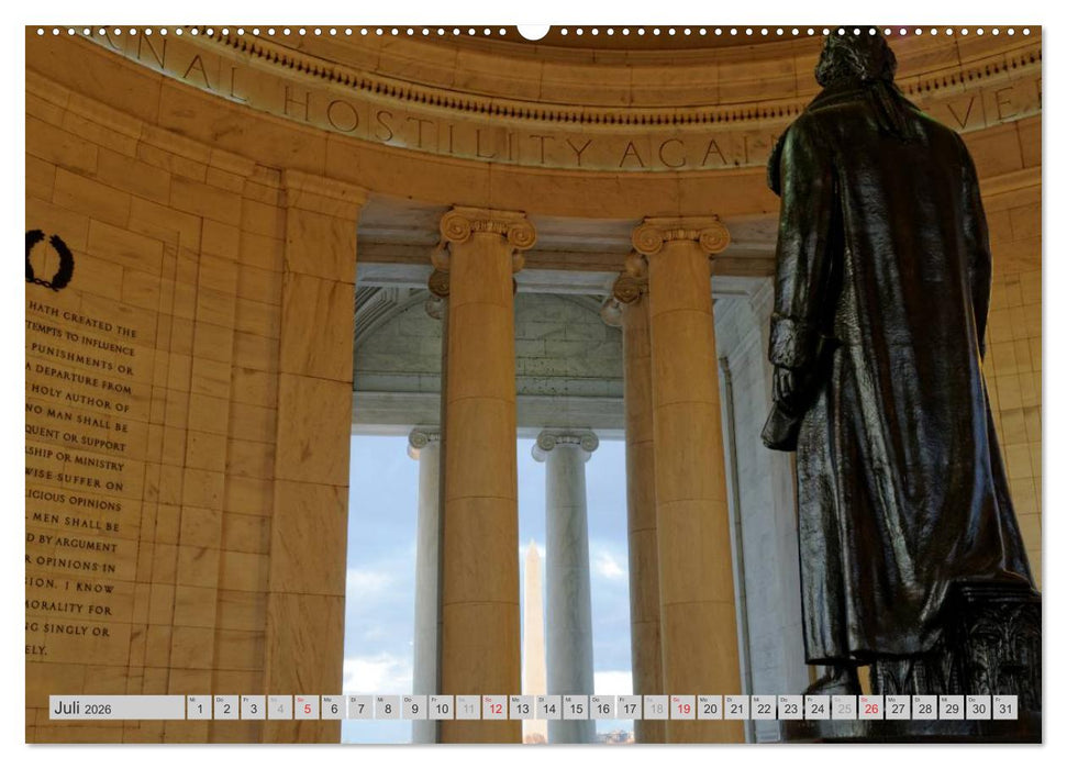 Washington D.C. (CALVENDO Premium Wandkalender 2026)