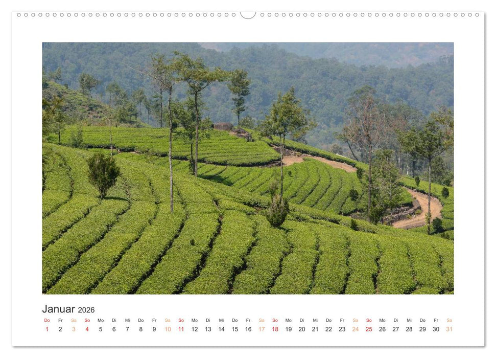Kerala - Im Süden Indiens (CALVENDO Premium Wandkalender 2026)