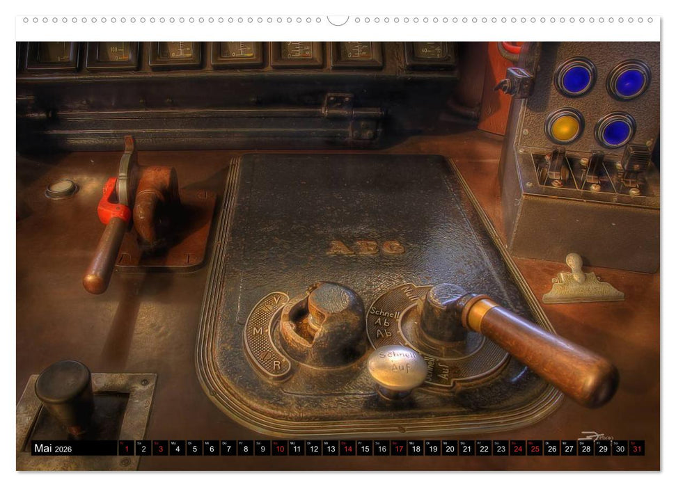 Lokschuppen-Schätze (CALVENDO Premium Wandkalender 2026)