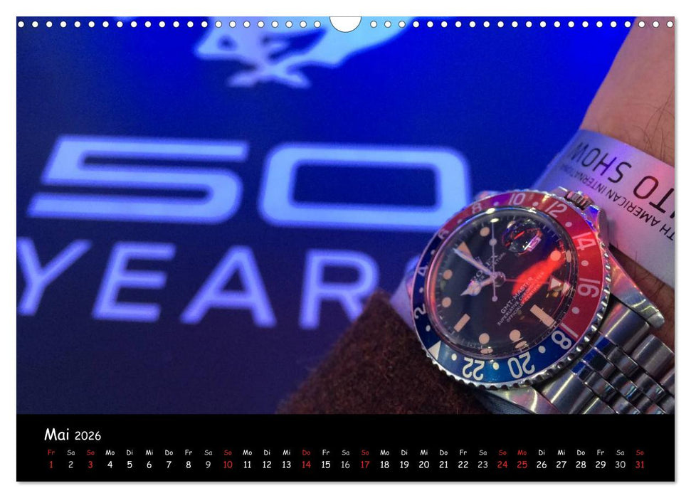 Watch Wristshots Worldwide (CALVENDO Wandkalender 2026)