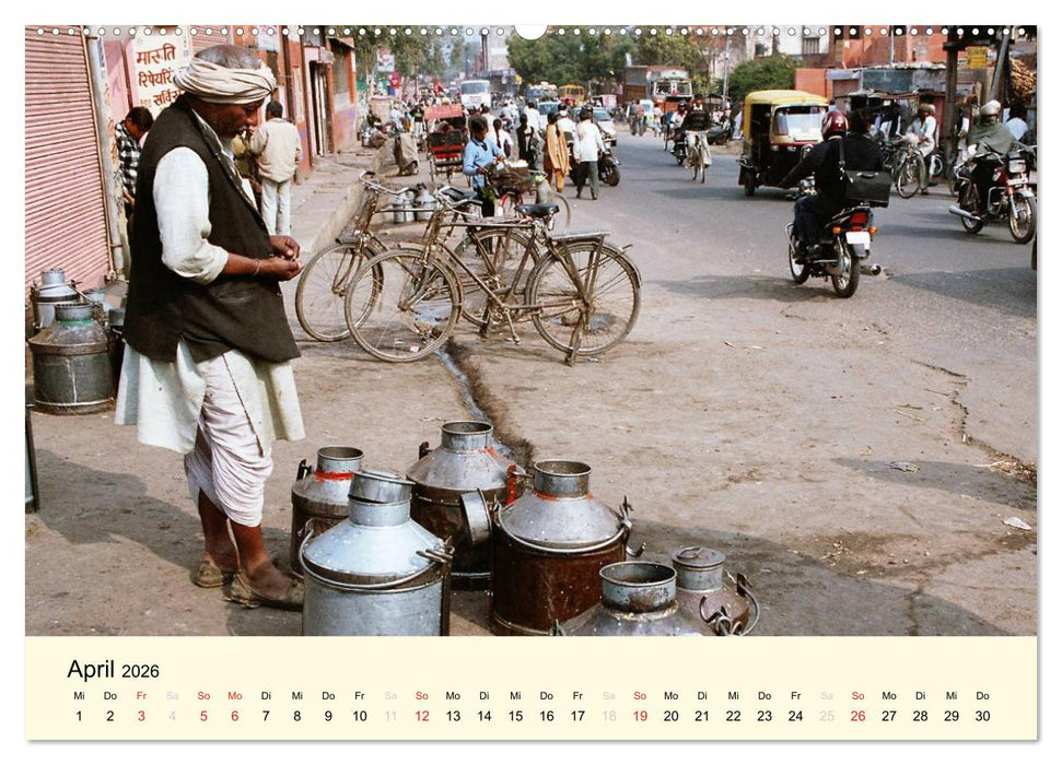 Alltagsleben in Indien (CALVENDO Wandkalender 2026)