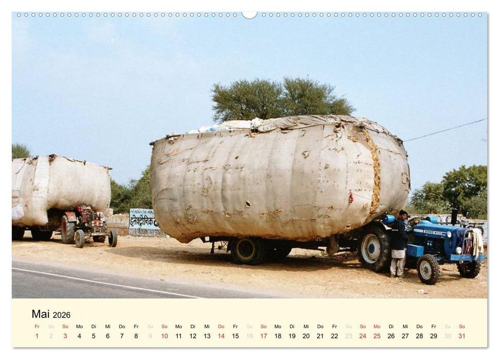 Alltagsleben in Indien (CALVENDO Wandkalender 2026)