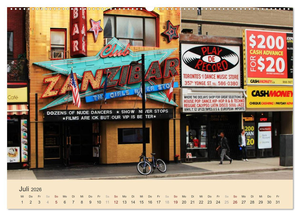 Toronto - Metropole in Ostkanada (CALVENDO Premium Wandkalender 2026)