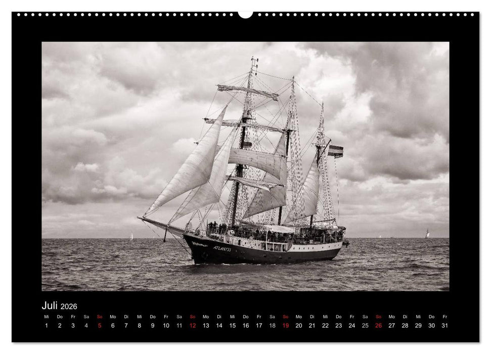Segelschiffe auf der Ostsee (CALVENDO Premium Wandkalender 2026)