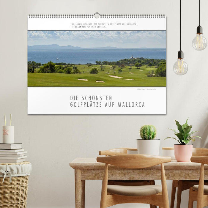 Emotionale Momente: Die schönsten Golfplätze auf Mallorca. (CALVENDO Wandkalender 2026)