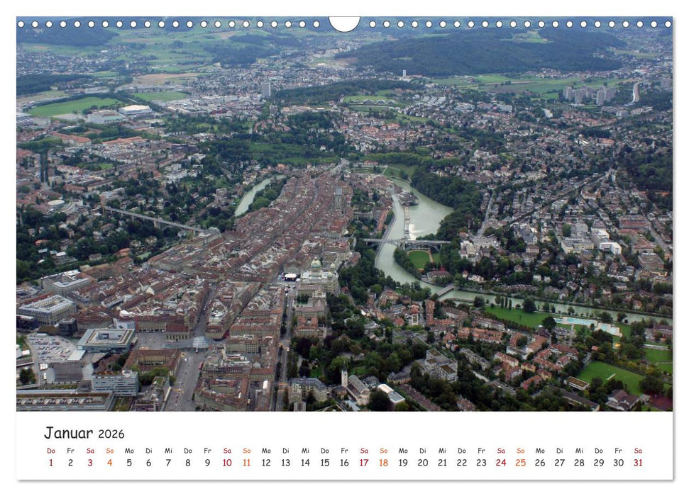 Bern... / Sehen und Erleben / Fotografischer Stadtrundgang (CALVENDO Wandkalender 2026)