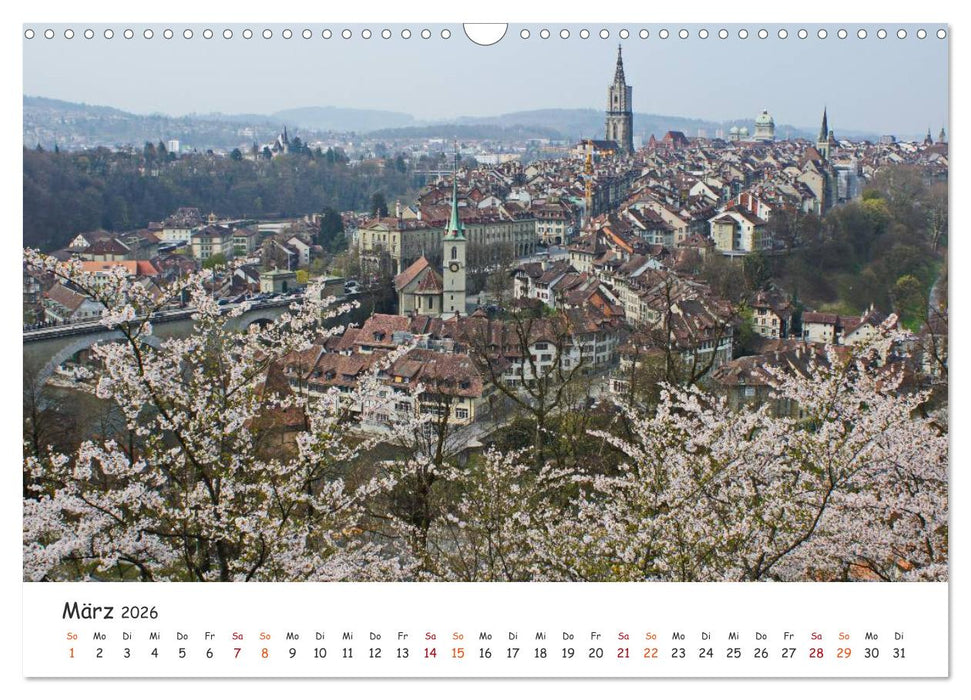 Bern... / Sehen und Erleben / Fotografischer Stadtrundgang (CALVENDO Wandkalender 2026)