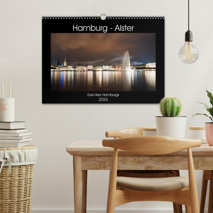 Hamburg - Alster (CALVENDO Wandkalender 2026)
