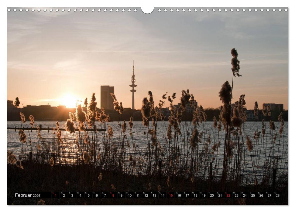 Hamburg - Alster (CALVENDO Wandkalender 2026)