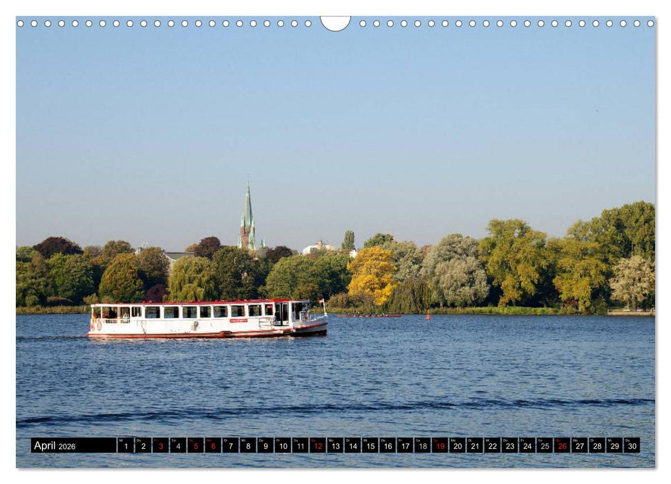 Hamburg - Alster (CALVENDO Wandkalender 2026)