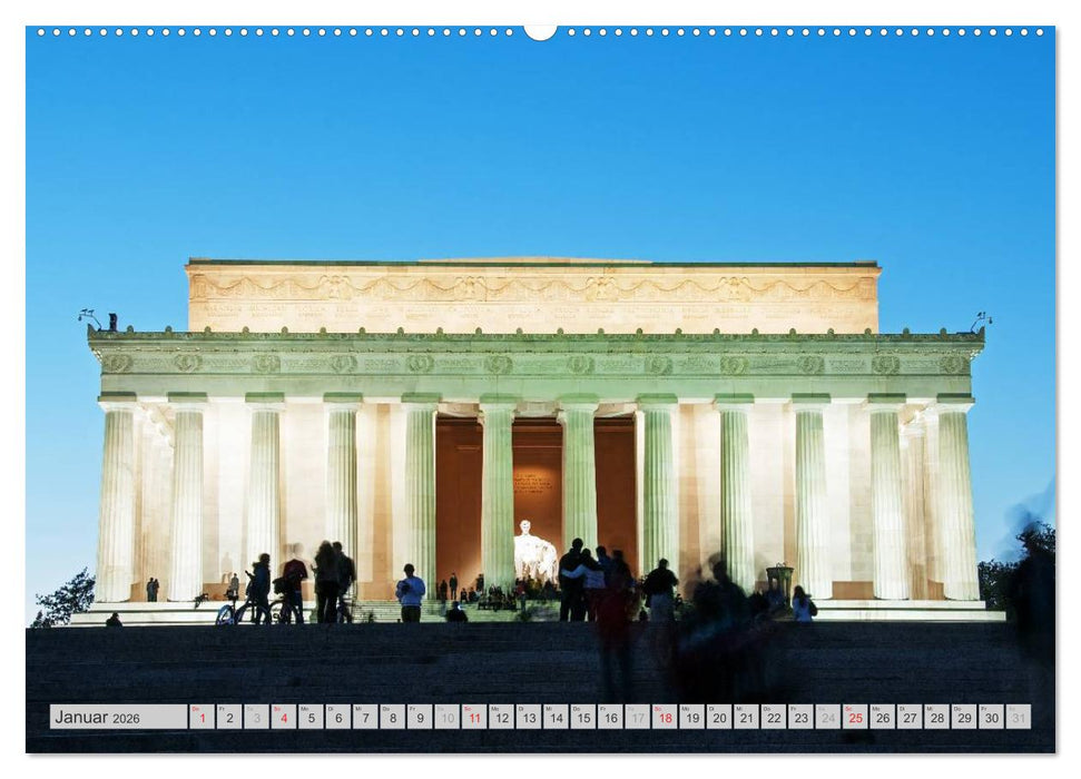 Washington D.C. (CALVENDO Wandkalender 2026)
