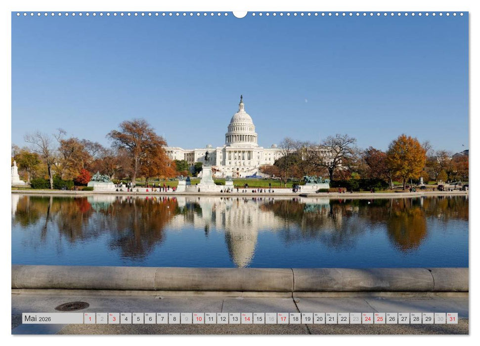 Washington D.C. (CALVENDO Wandkalender 2026)