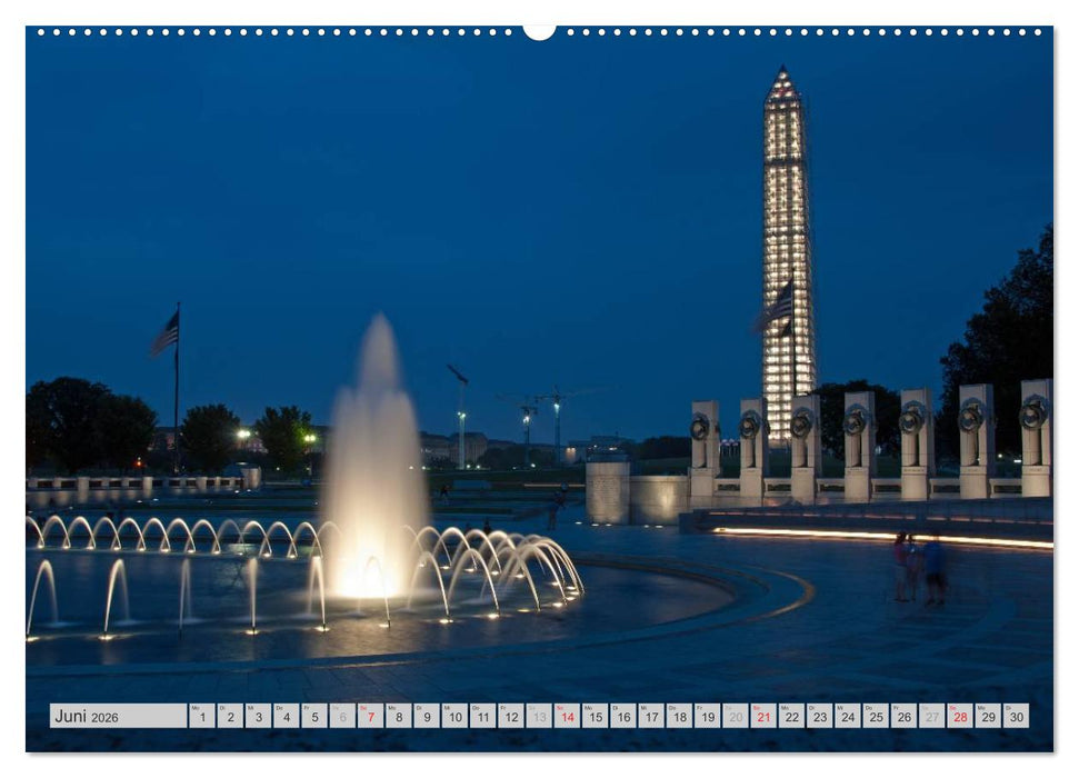 Washington D.C. (CALVENDO Wandkalender 2026)
