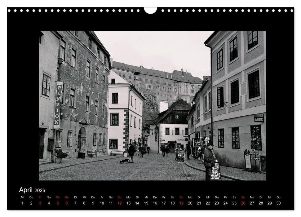 Schönheit an der Moldau - Cesky Krumlov (CALVENDO Wandkalender 2026)