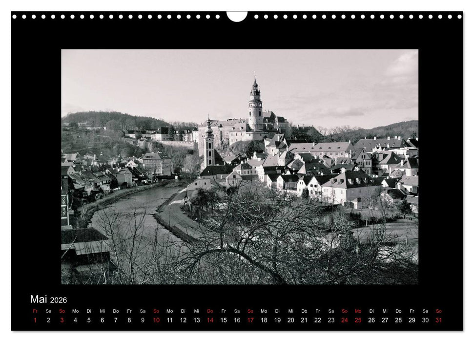 Schönheit an der Moldau - Cesky Krumlov (CALVENDO Wandkalender 2026)