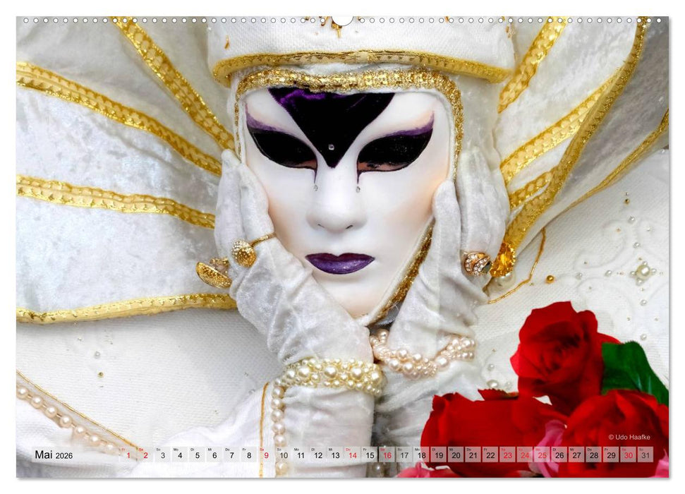 Magie der Masken (CALVENDO Wandkalender 2026)