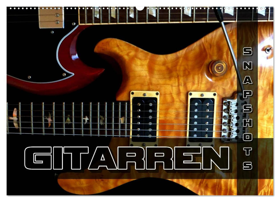 Gitarren Snapshots (CALVENDO Wandkalender 2026)