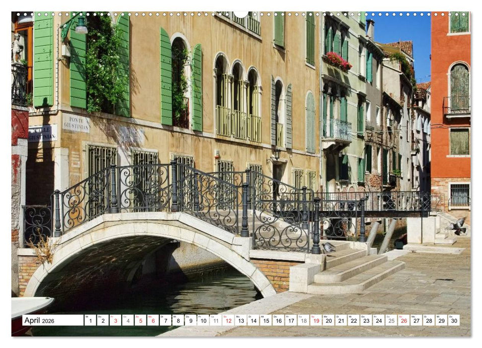Venedig - Die traumhaft schöne Lagunenstadt (CALVENDO Wandkalender 2026)