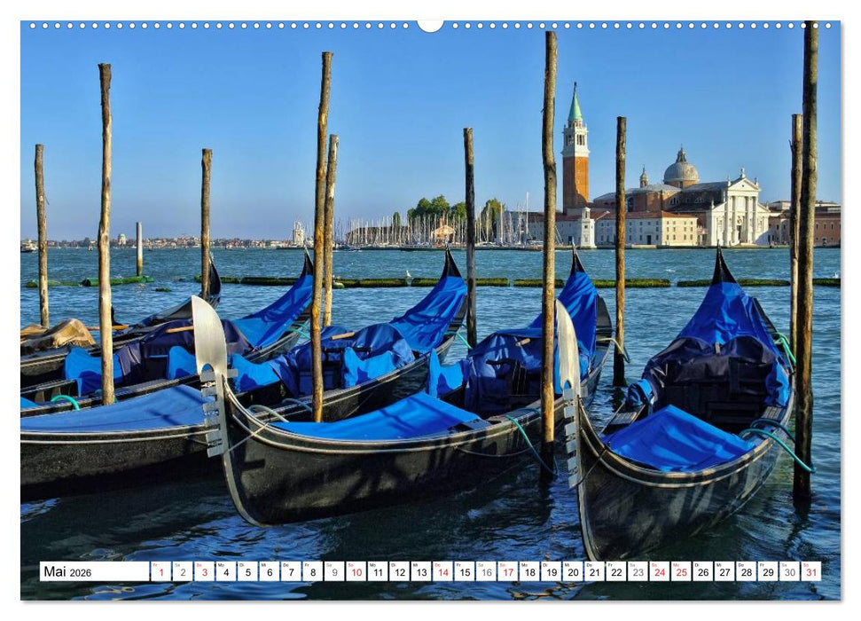 Venedig - Die traumhaft schöne Lagunenstadt (CALVENDO Wandkalender 2026)