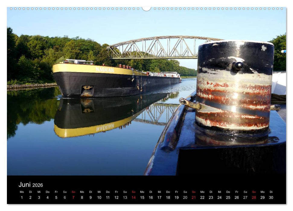 Binnenschiff Ahoi! (CALVENDO Premium Wandkalender 2026)