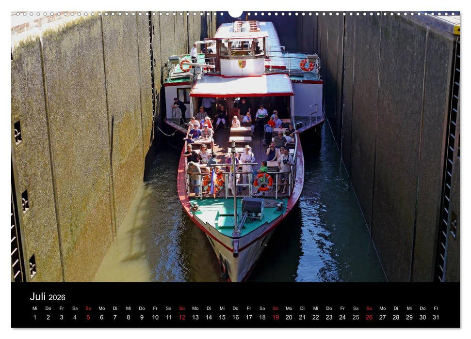 Binnenschiff Ahoi! (CALVENDO Premium Wandkalender 2026)