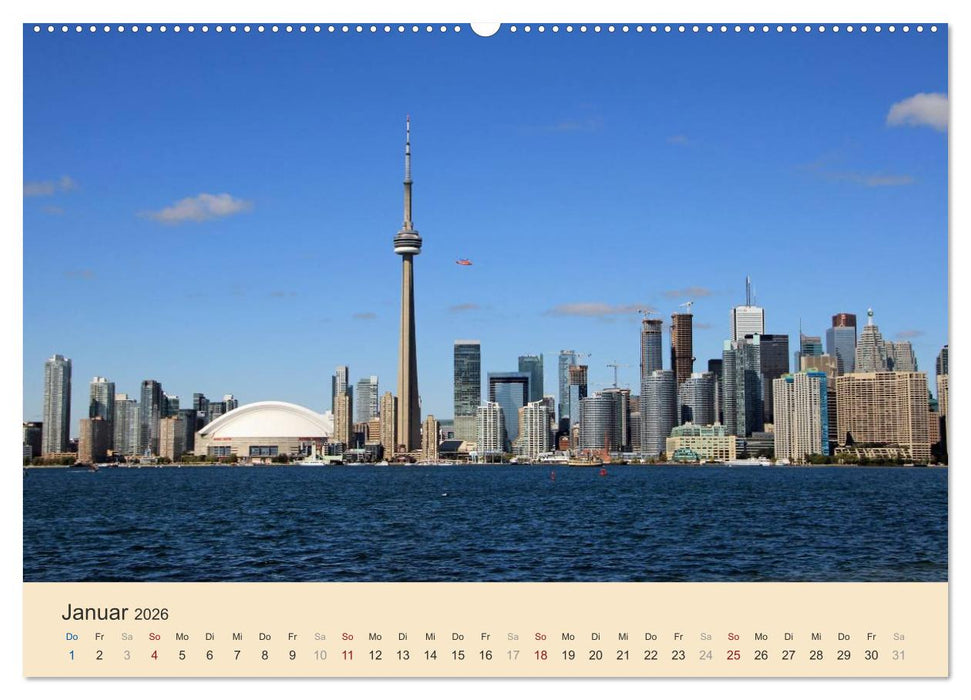 Toronto - Metropole in Ostkanada (CALVENDO Wandkalender 2026)