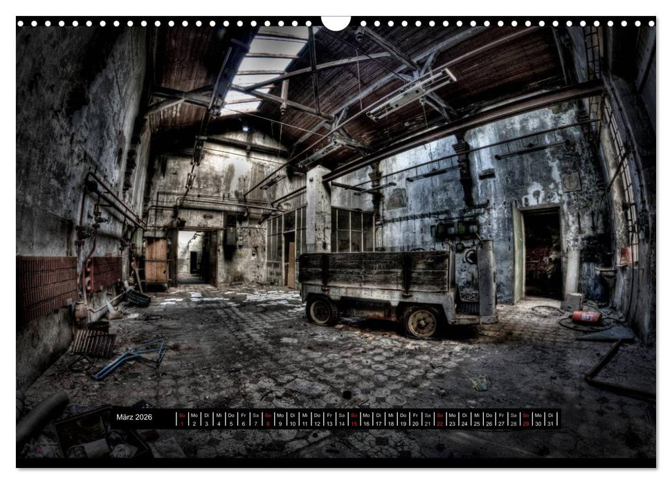 Lost Places, Vergessene Orte (CALVENDO Wandkalender 2026)