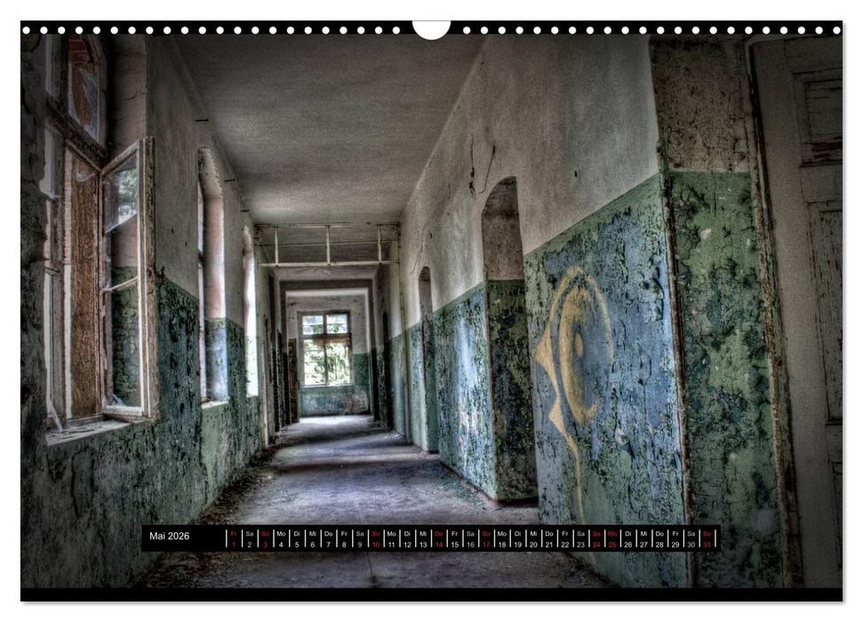 Lost Places, Vergessene Orte (CALVENDO Wandkalender 2026)