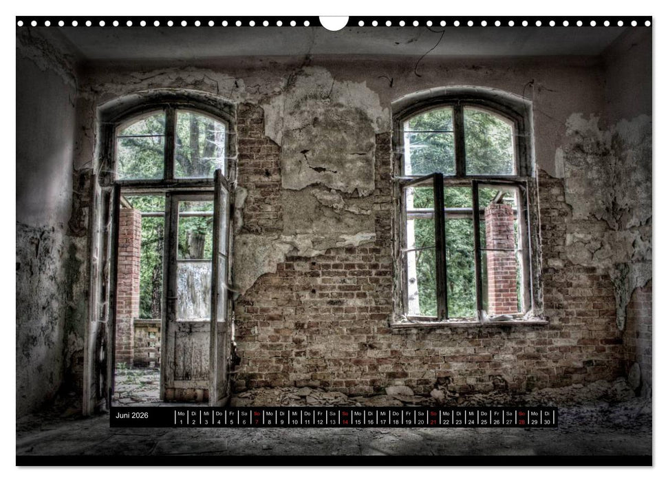 Lost Places, Vergessene Orte (CALVENDO Wandkalender 2026)