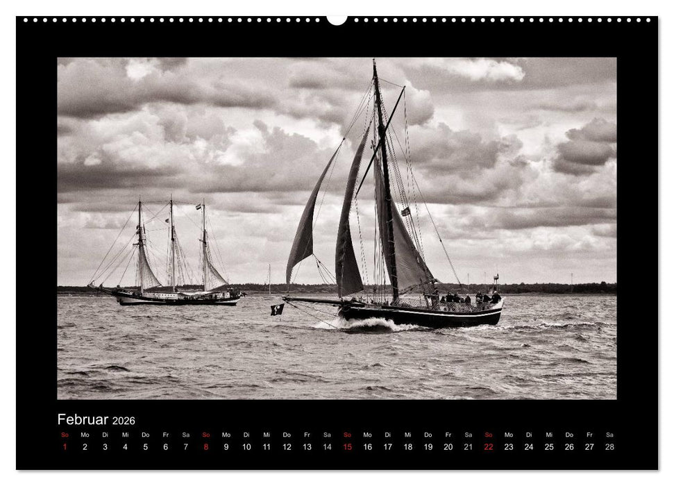 Segelschiffe auf der Ostsee (CALVENDO Wandkalender 2026)