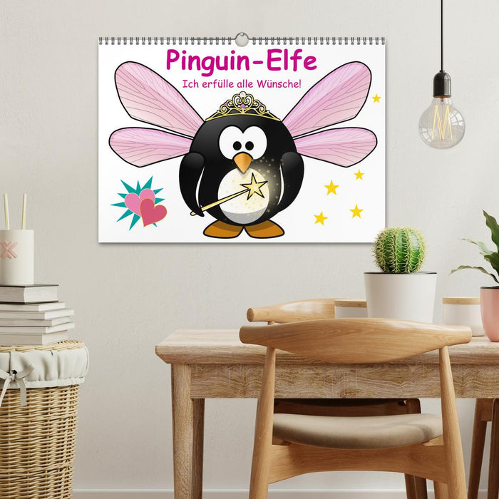 Pinguin-Elfe (CALVENDO Wandkalender 2026)