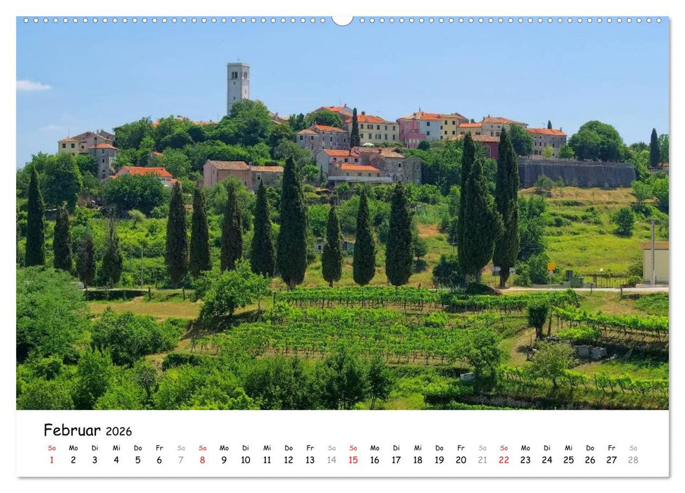Istrien (CALVENDO Premium Wandkalender 2026)