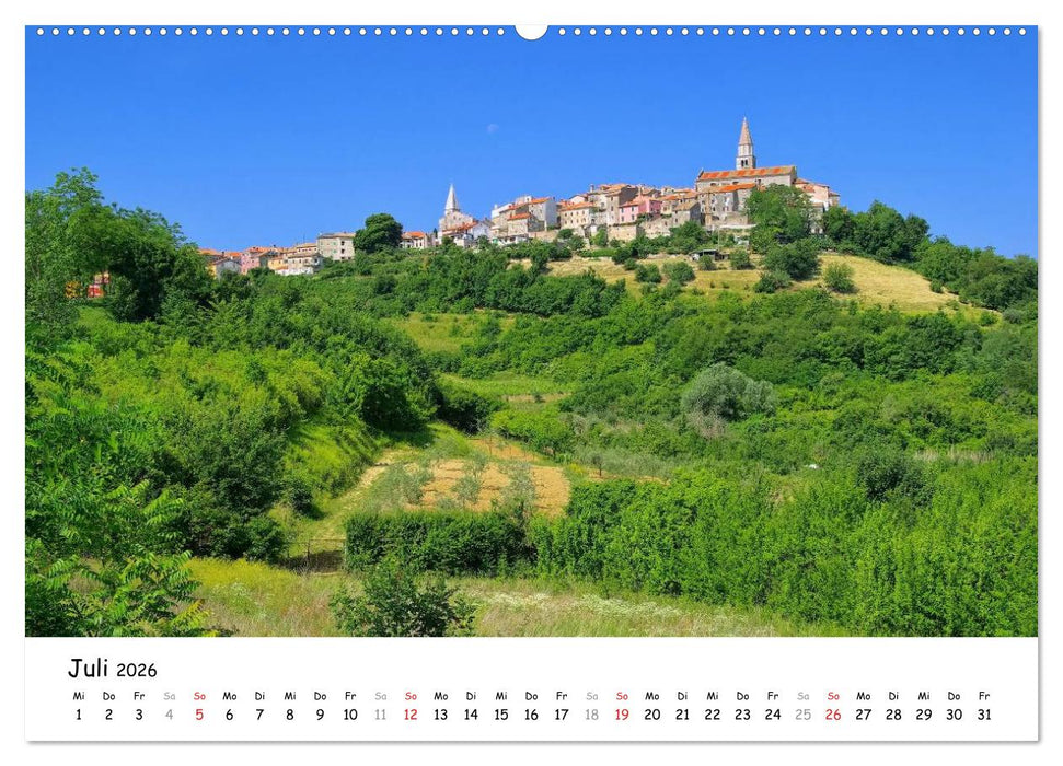 Istrien (CALVENDO Premium Wandkalender 2026)