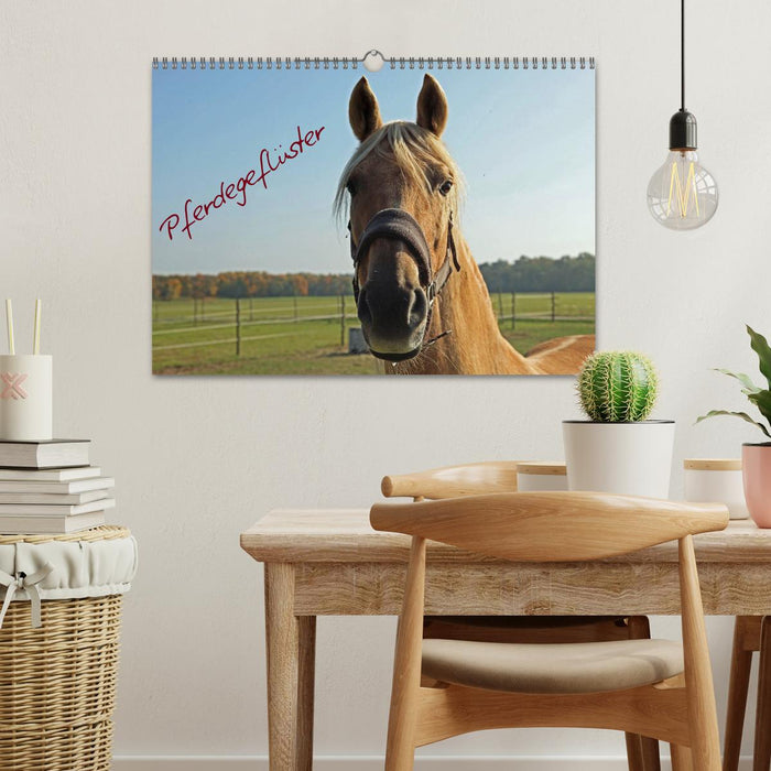 Pferdegeflüster (CALVENDO Wandkalender 2026)