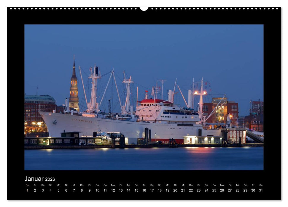 Hamburg - Impressionen (CALVENDO Wandkalender 2026)