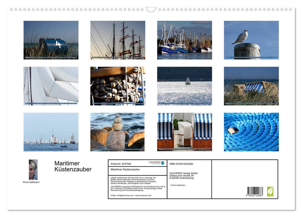 Maritimer Küstenzauber (CALVENDO Wandkalender 2026)