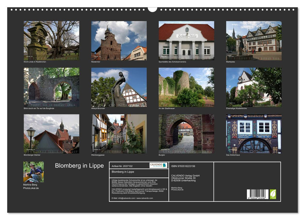 Blomberg in Lippe (CALVENDO Wandkalender 2026)