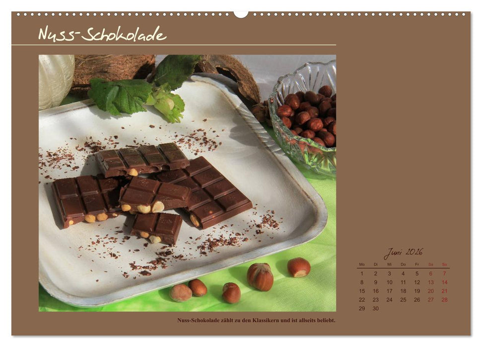 Schokolade - aus der Kakaobohne (CALVENDO Wandkalender 2026)