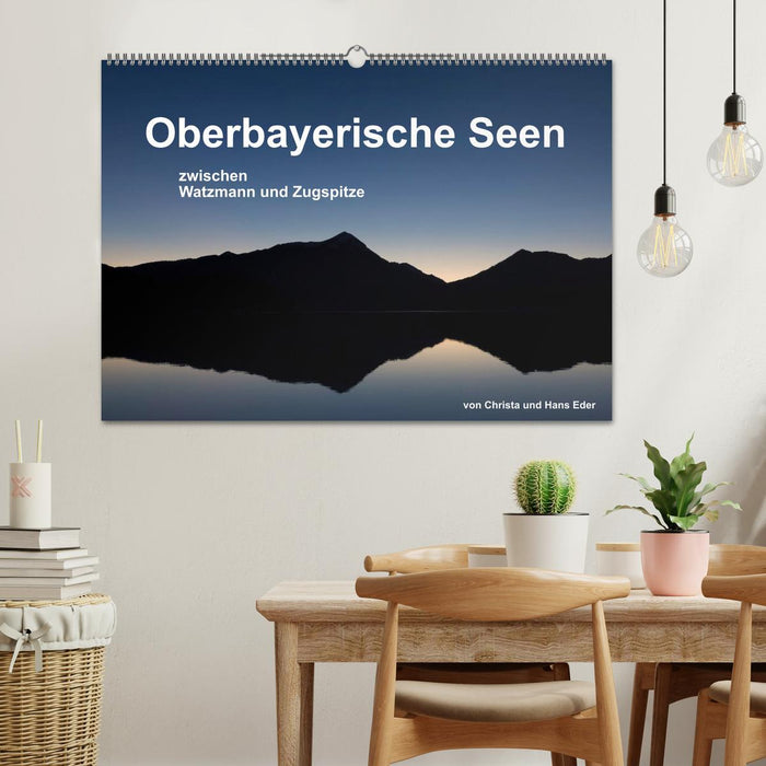 Oberbayerische Seen (CALVENDO Wandkalender 2026)