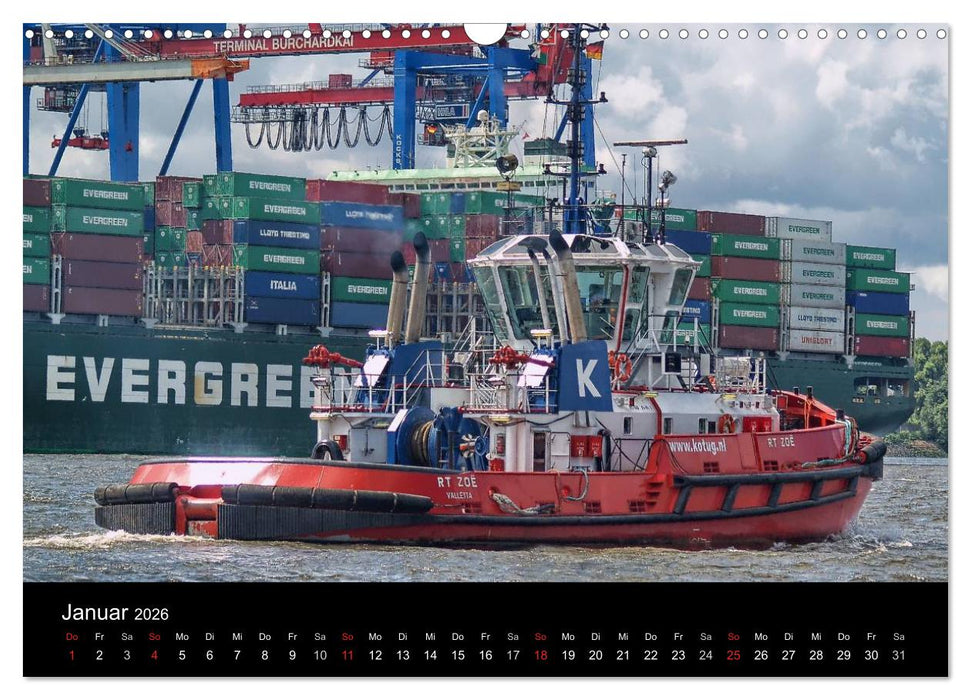 Hafenarbeiter (CALVENDO Wandkalender 2026)