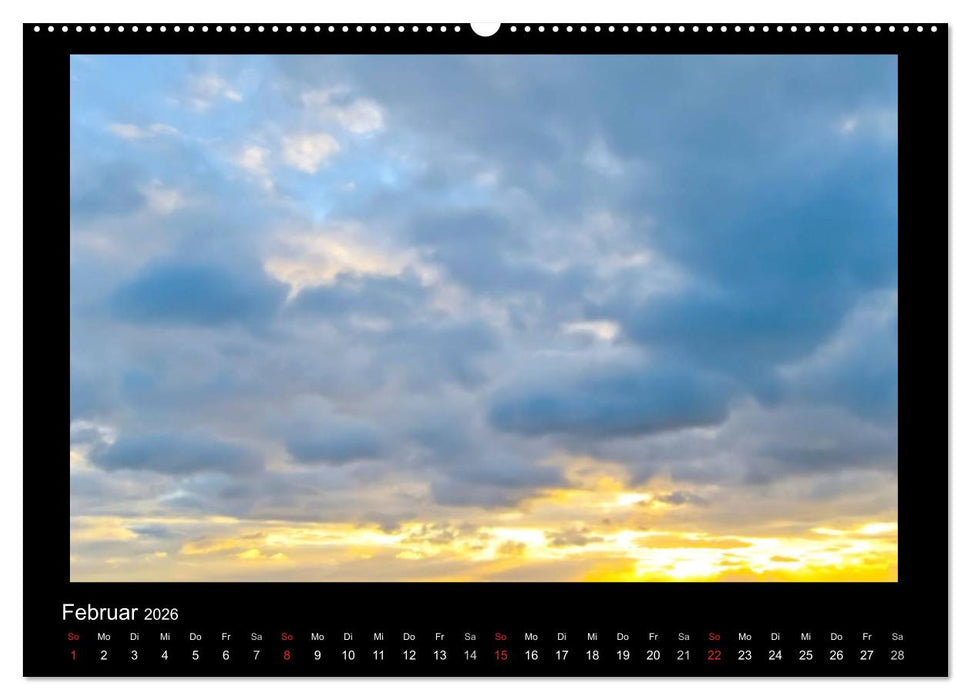 Wolkenbilder (CALVENDO Premium Wandkalender 2026)