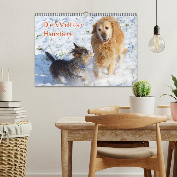 Die Welt der Haustiere (CALVENDO Wandkalender 2026)