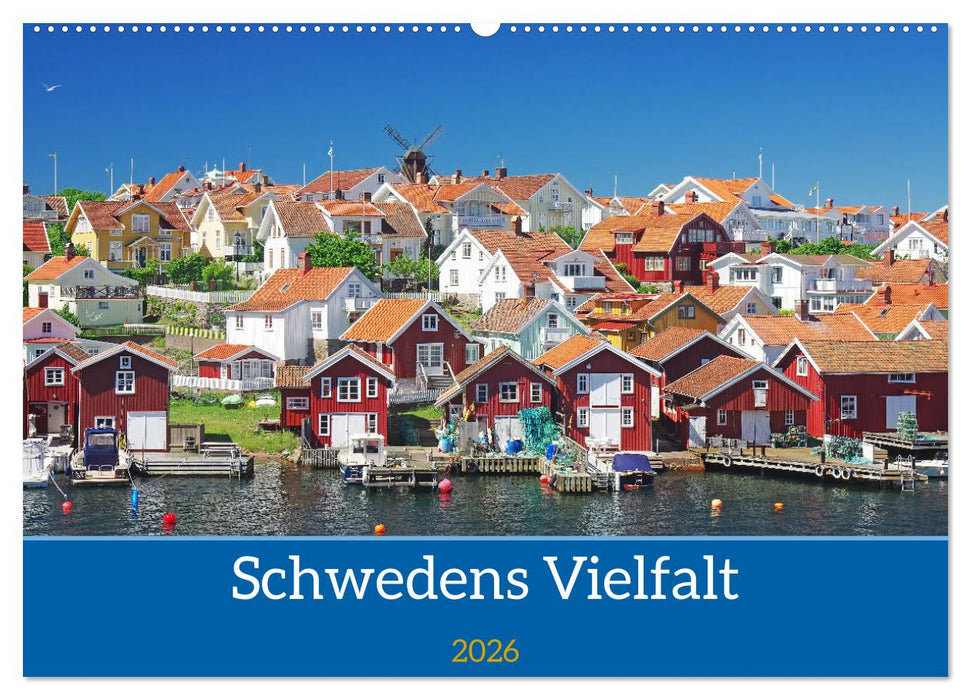 Schwedens Vielfalt (CALVENDO Wandkalender 2026)