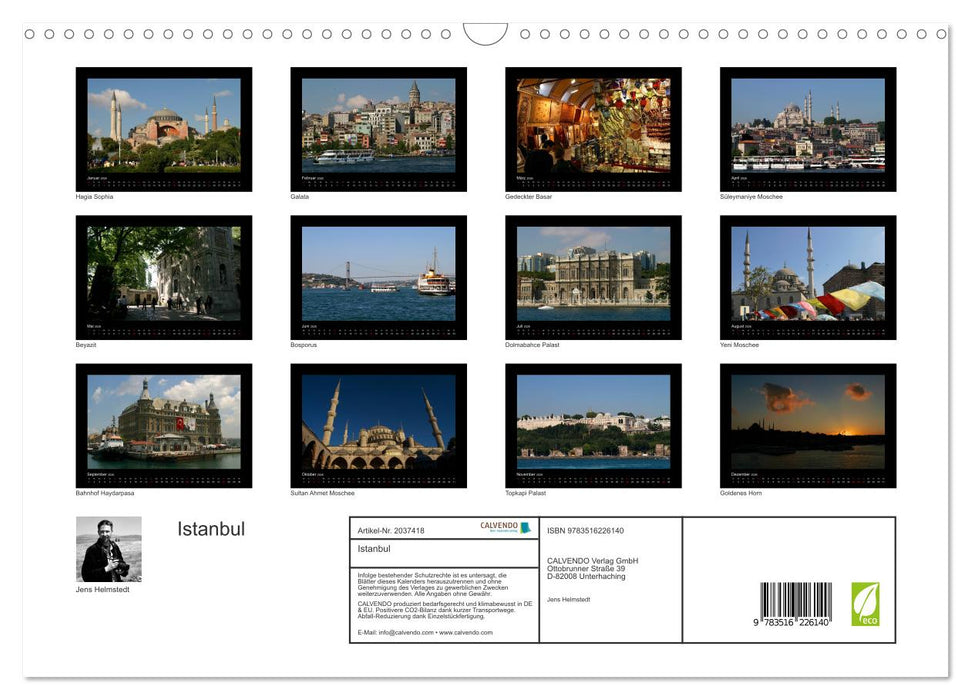 Istanbul (CALVENDO Wandkalender 2026)