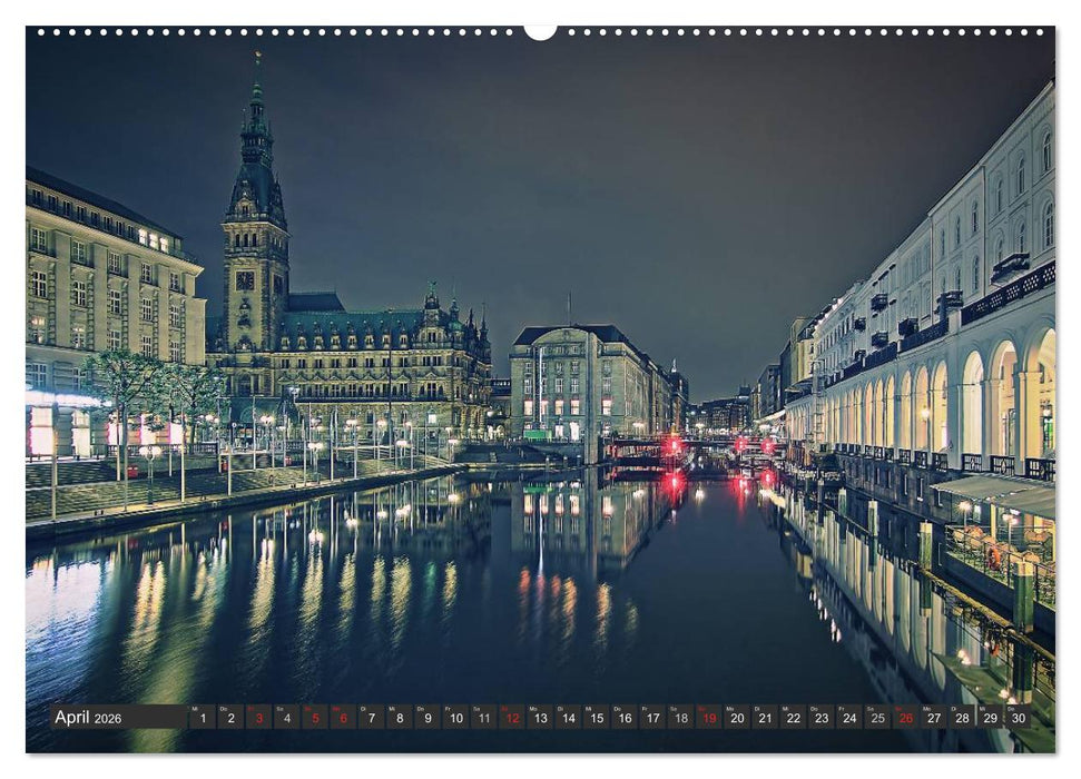 Stadt Hamburg (CALVENDO Premium Wandkalender 2026)