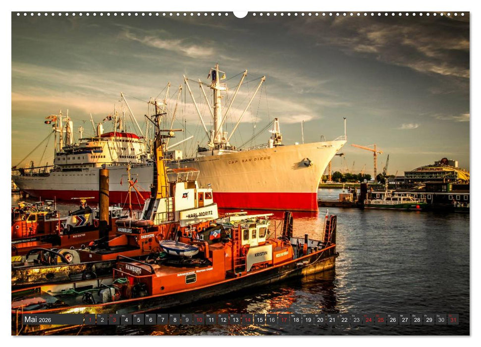 Stadt Hamburg (CALVENDO Premium Wandkalender 2026)