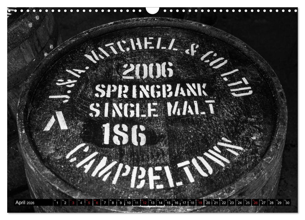 Schottischer Whisky (CALVENDO Wandkalender 2026)