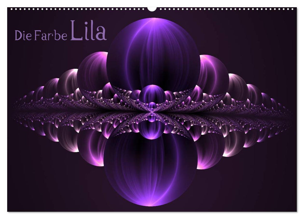 Die Farbe Lila (CALVENDO Wandkalender 2026)