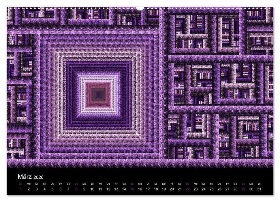 Die Farbe Lila (CALVENDO Wandkalender 2026)